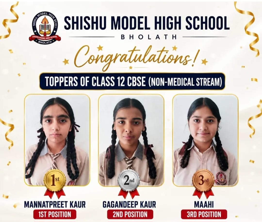 Toppers of Class 12 CBSE Non-Medical